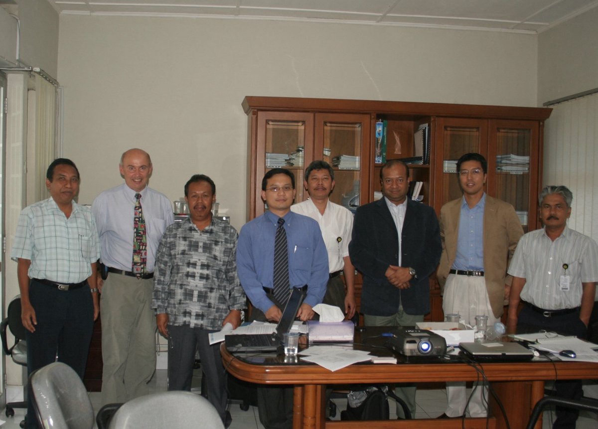 Meeting with regional PLN officials in Indonesia
