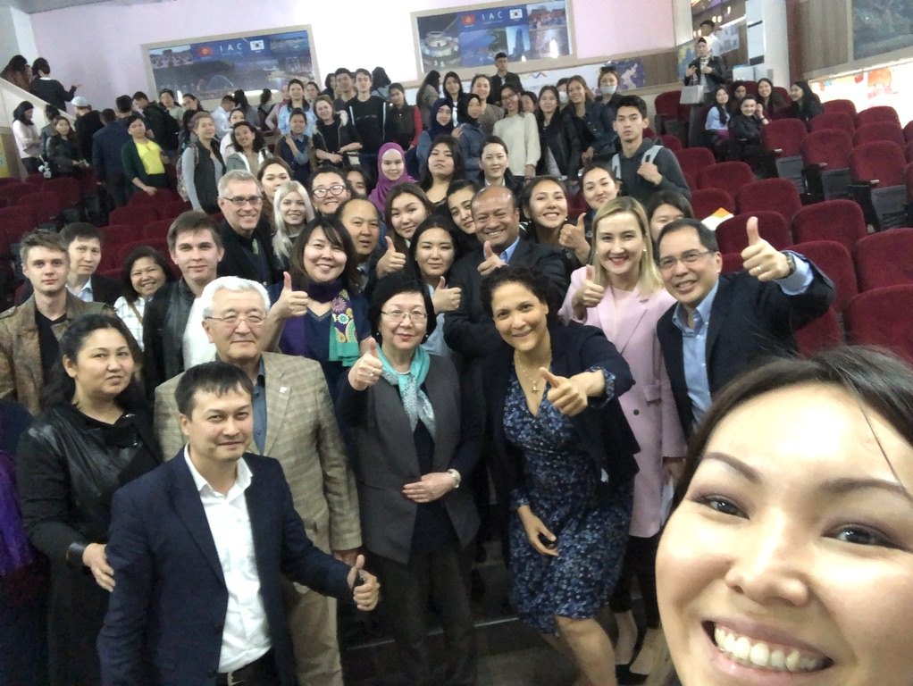 Participants at a women in energy and energy efficiency workshop in the Kyrgyz Republic